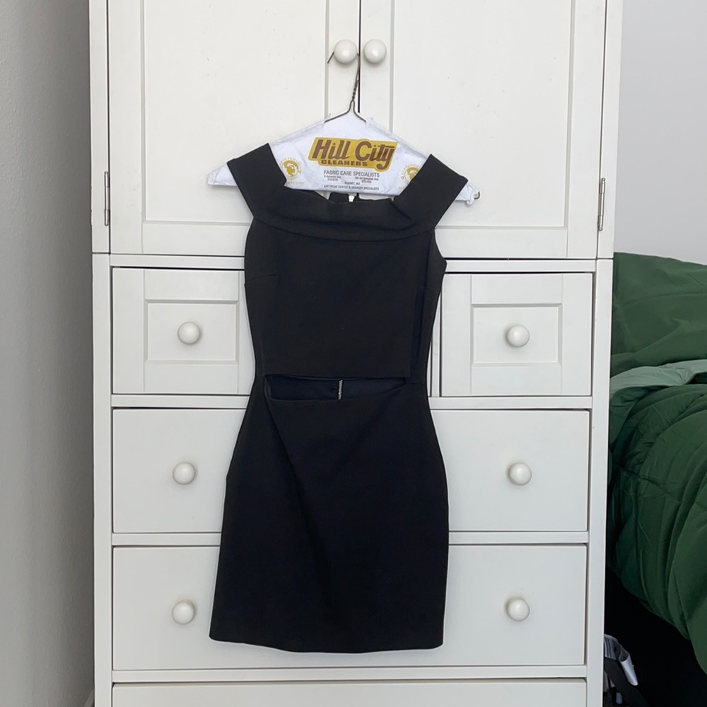 Bec & Bridge Black Mini Dress
